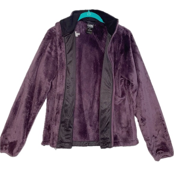 The North Face | Osito Plum Purple Fuzzy Fleece Jacket Women’s Size Small - Picture 2 of 3